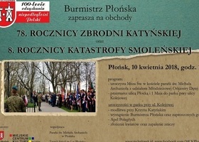 78. Rocznica Zbrodni Katyńskiej i 8. Rocznica Katastrofy Smoleńskiej