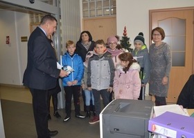 Z życzeniami dla burmistrza