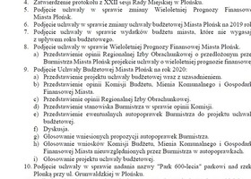 XXIII sesja Rady Miejskiej w Płońsku