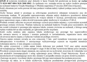Przetarg ustny nieograniczony na wyłonienie najemcy lokalu użytkowego przy ulicy Grunwaldzkiej 4