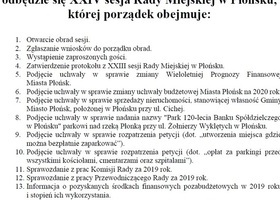 XXIV sesja Rady Miejskiej w Płońsku