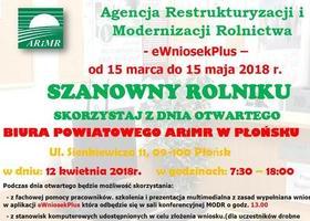 Dzień otwarty Biura Powiatowego ARiMR w Płońsku