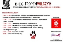 Zapraszamy na bieg Tropem Wilczym pod honorowym patronatem Burmistrza Miasta Płońska