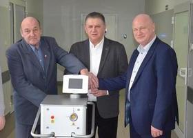 Szpitalny laser dzięki miastu