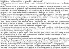 Ogłoszenie o drugim przetargu na wyłonienie najemcy lokalu użytkowego położonego przy ul. Warszawskiej 6